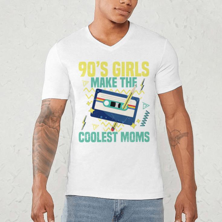 Nineties Girls Make The Coolest Moms Nostalgia 90s Mom Men's V-Neck T-Shirt Nineties Girls Make The Coolest Moms Nostalgia 90s Mom Men's V-Neck T-Shirt