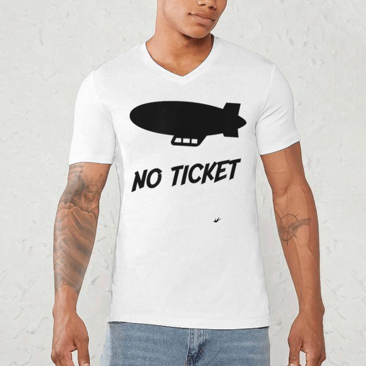 No Ticket Jones 80's Nostalgia Men's V-Neck T-Shirt
