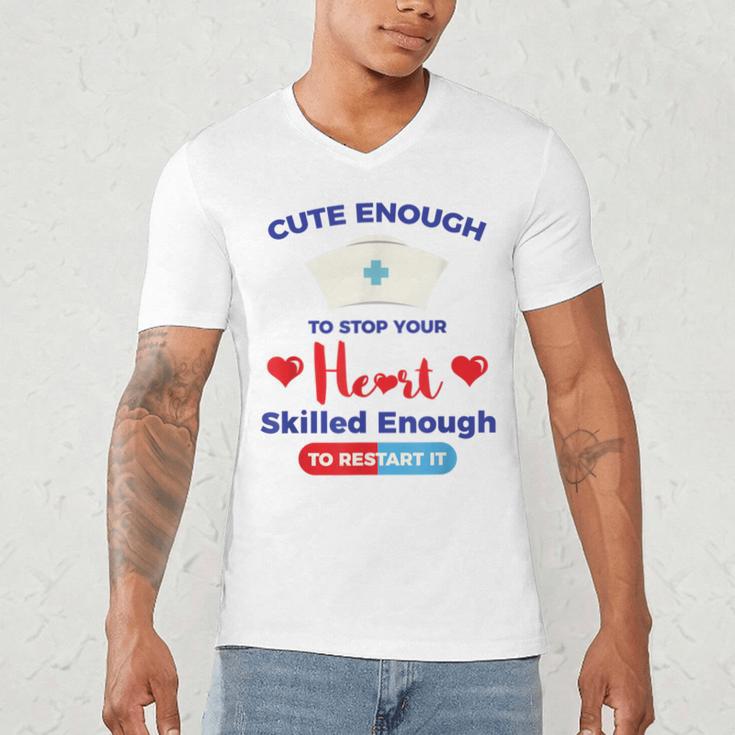 Nurse Tshirt Graduation Nursing School Birthday Men's V-Neck T-Shirt