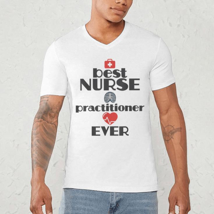 Nurse Practitioner Graduation FNP MSN Nurses Week Men's V-Neck T-Shirt