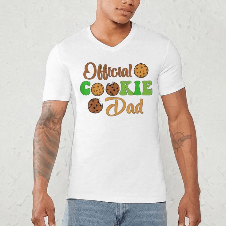 Official Cookie Dad Scout For Girls Cookie Dealer Men's V-Neck T-Shirt