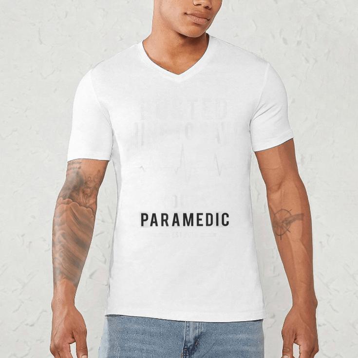Paramedic School Graduation TShirt For Paramedic Busted Men's V-Neck T-Shirt