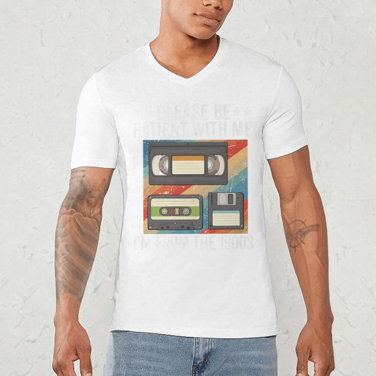 Be Patient With Me I'm From The 1900s Premium Men's V-Neck T-Shirt