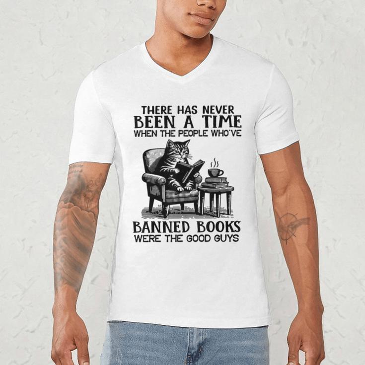 The People Who'Ve Banned Books Were The Good Guys Men's V-Neck T-Shirt The People Who'Ve Banned Books Were The Good Guys Men's V-Neck T-Shirt