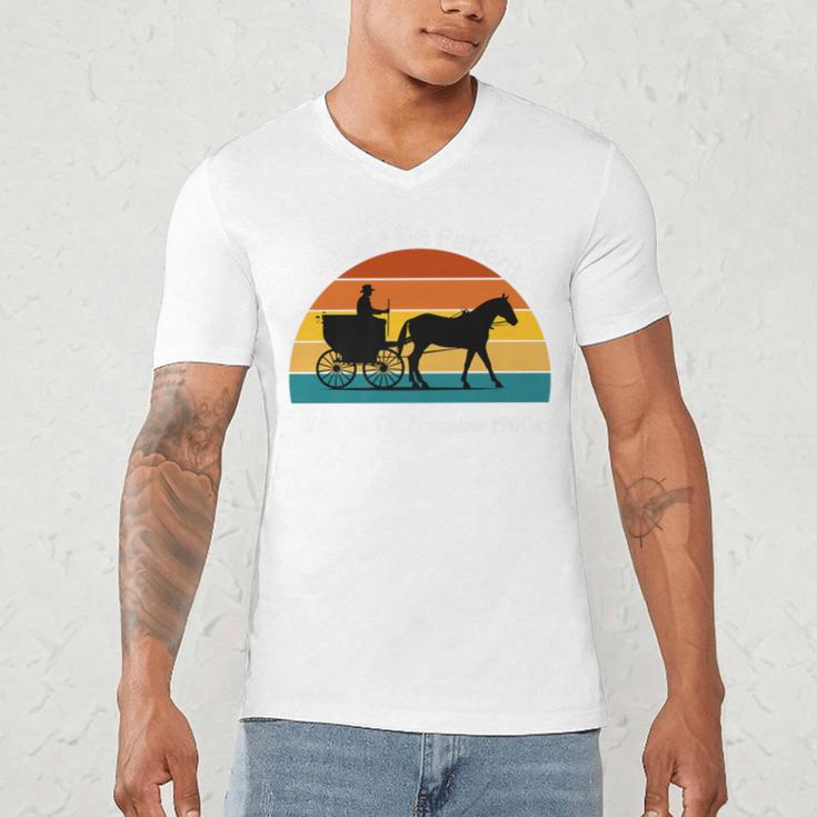 Please Be Patient With Me I'm From The 1900s Apparel Premium Men's V-Neck T-Shirt