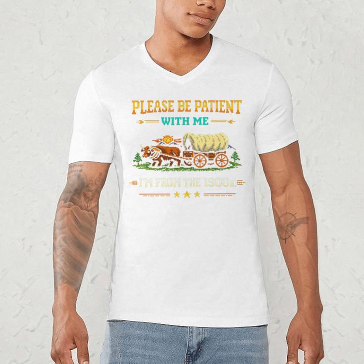 Please Be Patient With Me I'm From The 1900s Classic Game Premium Tri-Blend Men's V-Neck T-Shirt Please Be Patient With Me I'm From The 1900s Classic Game Premium Tri-Blend Men's V-Neck T-Shirt