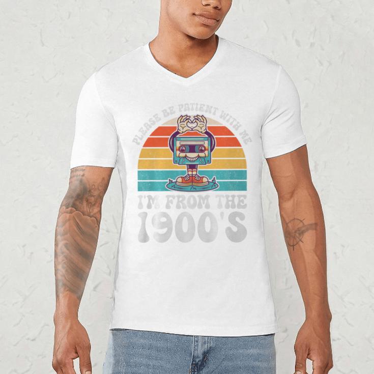 Please Be Patient With Me I'm From The 1900s Kawaii Premium Tri-Blend Men's V-Neck T-Shirt Please Be Patient With Me I'm From The 1900s Kawaii Premium Tri-Blend Men's V-Neck T-Shirt