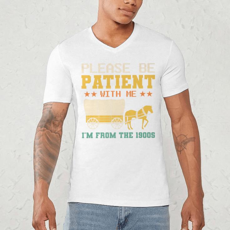 Please Be Patient I'm From The 1900s Men Women Premium Men's V-Neck T-Shirt