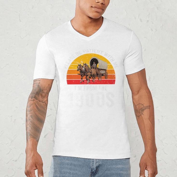 Please Be Patient With Me I'm From The 1900s Premium Men's V-Neck T-Shirt Please Be Patient With Me I'm From The 1900s Premium Men's V-Neck T-Shirt