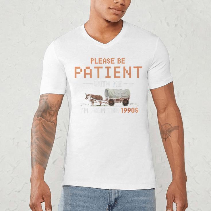Please Be Patient With Me I'm From The 1900s Retro Trail Men's V-Neck T-Shirt