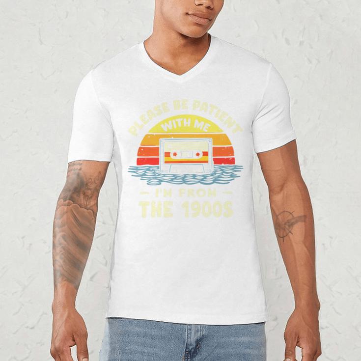 Please Be Patient With Me I'm From The 1900s Shirt Men Women Premium Tri-Blend Men's V-Neck T-Shirt Please Be Patient With Me I'm From The 1900s Shirt Men Women Premium Tri-Blend Men's V-Neck T-Shirt