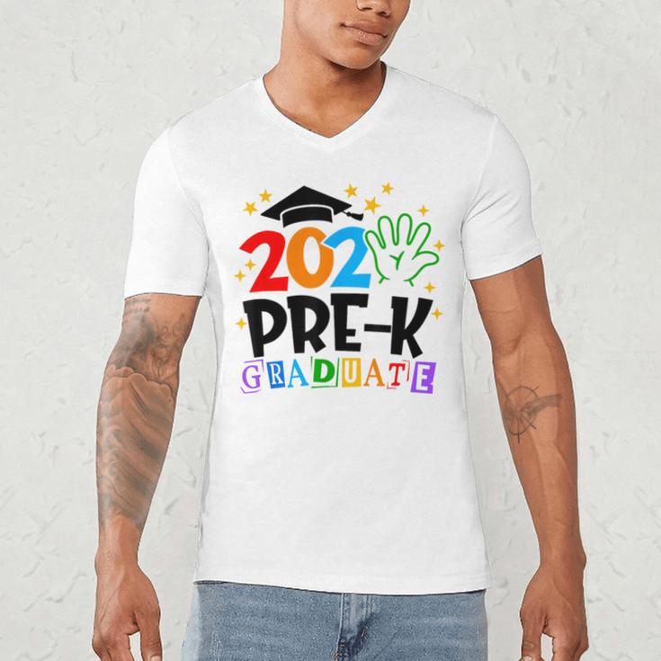 Pre-K Graduate 2025 Preschool Graduation Class Of 2025 Kids Men's V-Neck T-Shirt