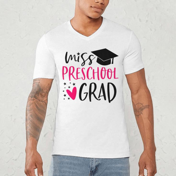 Preschool Graduation Shirt For Girl 2019 Miss Preschool Grad Men's V-Neck T-Shirt