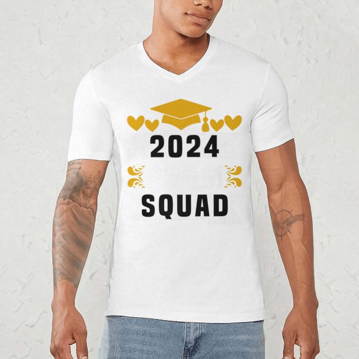Prom Squad 2024 High School Graduation Party Premium Men's V-Neck T-Shirt