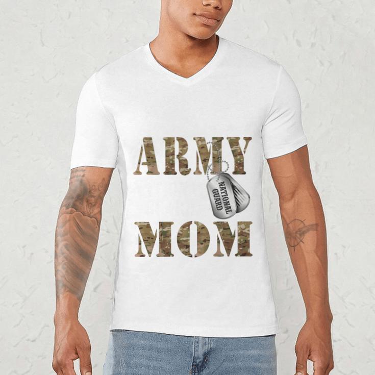 Proud Army National Guard Mom National Guard Graduation Men's V-Neck T-Shirt