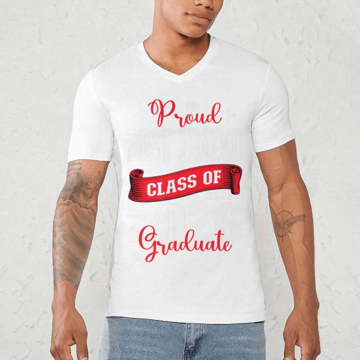 Proud Best Freind Of a Class Of 2026 Graduate For Graduation Premium Men's V-Neck T-Shirt