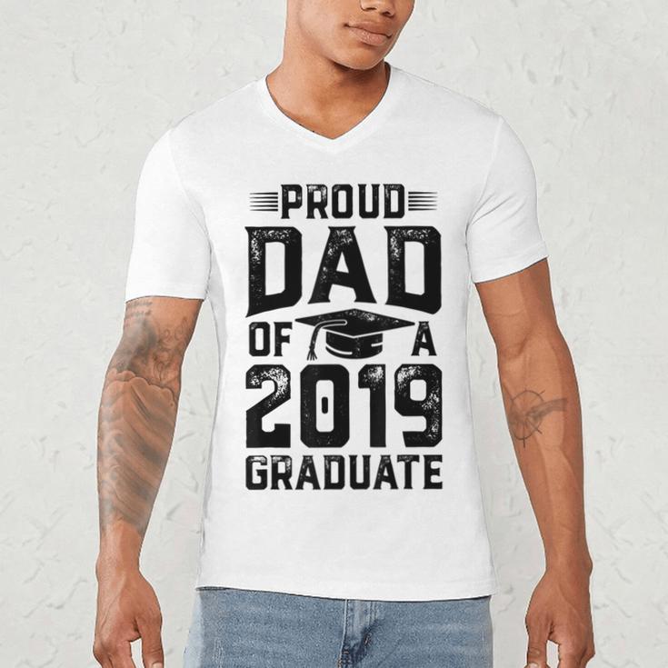 Proud Dad Of A Class 2019 GraduateShirt Graduation Men's V-Neck T-Shirt