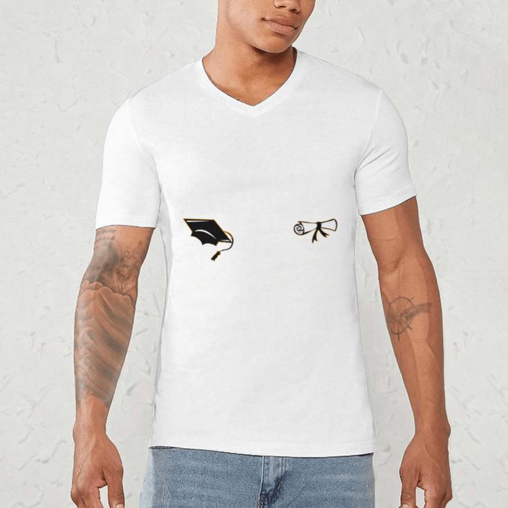 Proud Grandma Of A 2025 College Graduate Graduation Men's V-Neck T-Shirt