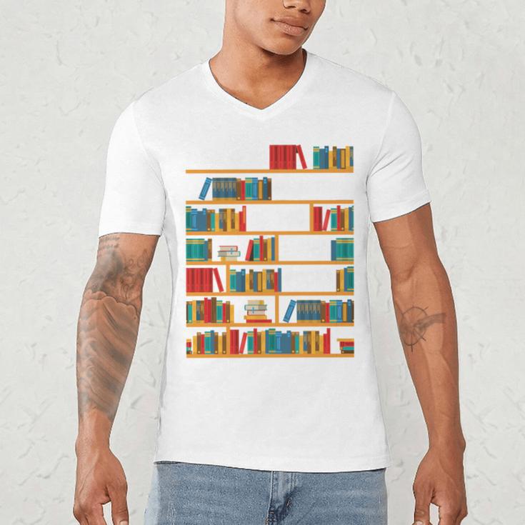 Reading Shirt There Is No Such Thing As Too Many Books Men's V-Neck T-Shirt Reading Shirt There Is No Such Thing As Too Many Books Men's V-Neck T-Shirt