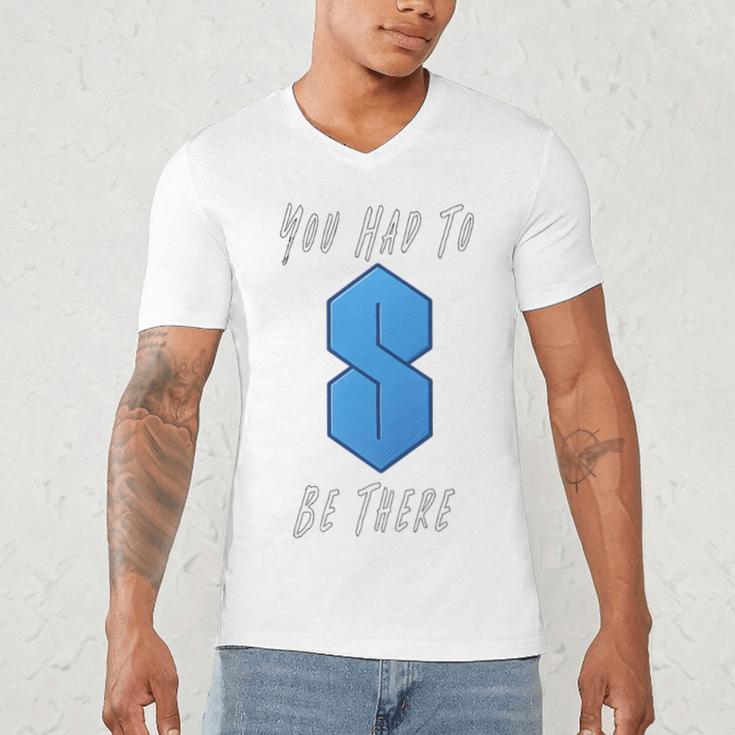 You Had To Be There S Nostalgia Premium Tri-Blend Men's V-Neck T-Shirt