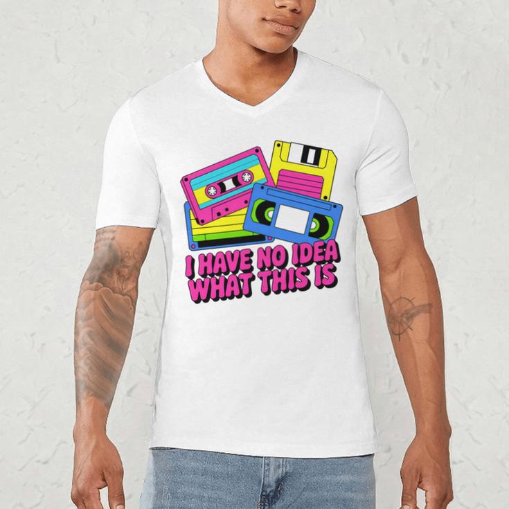 Retro Cassette Vintage 80s Nostalgia Men's V-Neck T-Shirt