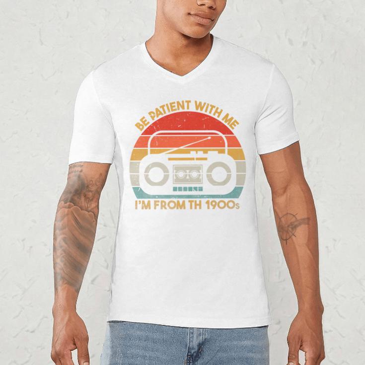 Retro Be Patient With Me I'm From The 1900s Premium Men's V-Neck T-Shirt