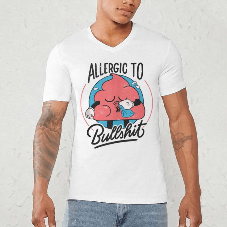 Retro Toon Introvert Sarcasm Anti-Social Nihilism Men's V-Neck T-Shirt