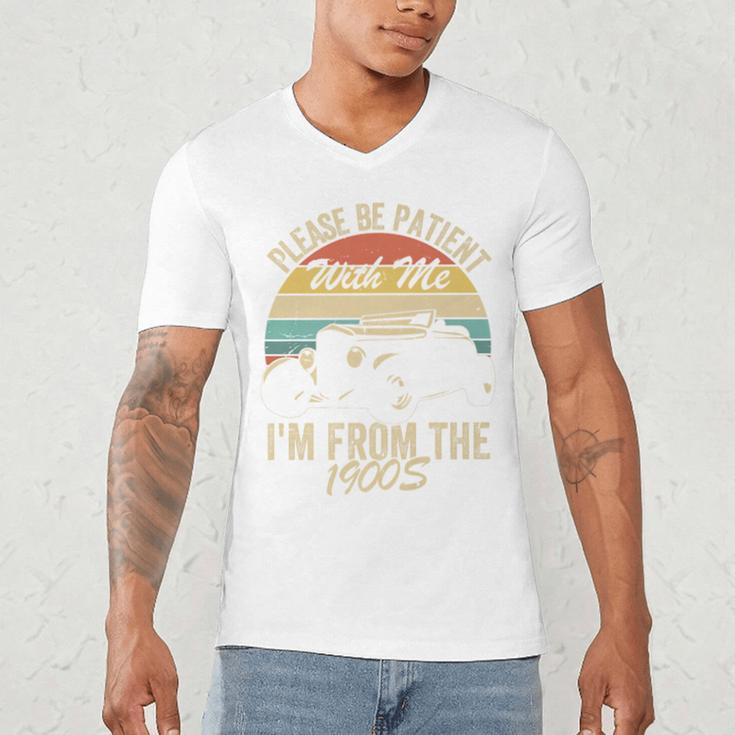 Sarcasm Retro Please Be Patient With Me I'm From The 1900s Premium Men's V-Neck T-Shirt Sarcasm Retro Please Be Patient With Me I'm From The 1900s Premium Men's V-Neck T-Shirt