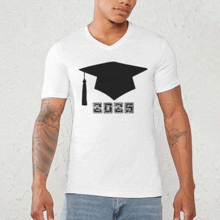 SENIOR 2025 Cute Graduation Class Of 2025 Graduate Men's V-Neck T-Shirt