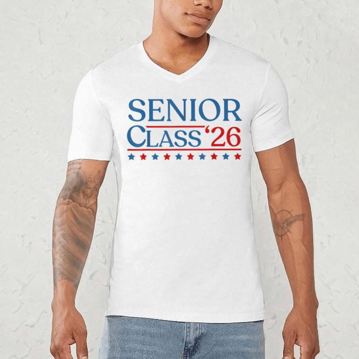 Senior 2026 Class Of 2026 Seniors Graduation 2026 USA Men's V-Neck T-Shirt