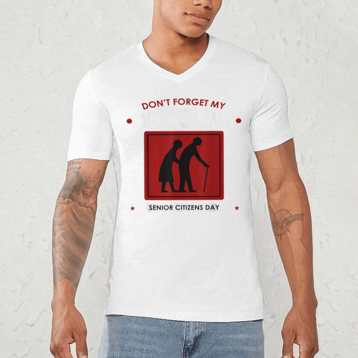 SENIOR CITIZENS DAY Don't Forget My DISCOUNT Graduation Day Men's V-Neck T-Shirt