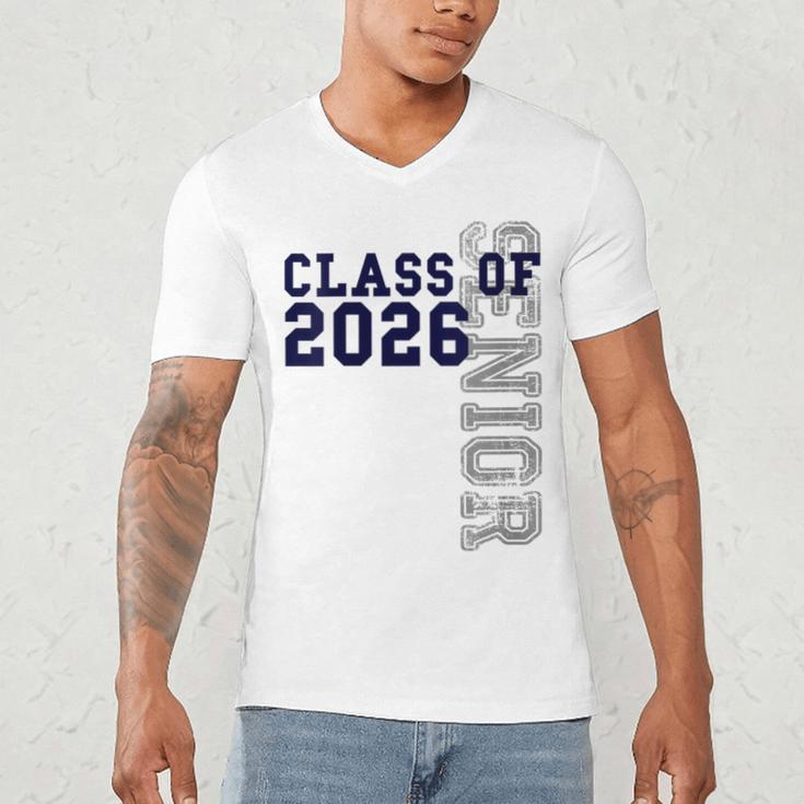 Senior Class Of 2026 Graduation Year High School & College Men's V-Neck T-Shirt