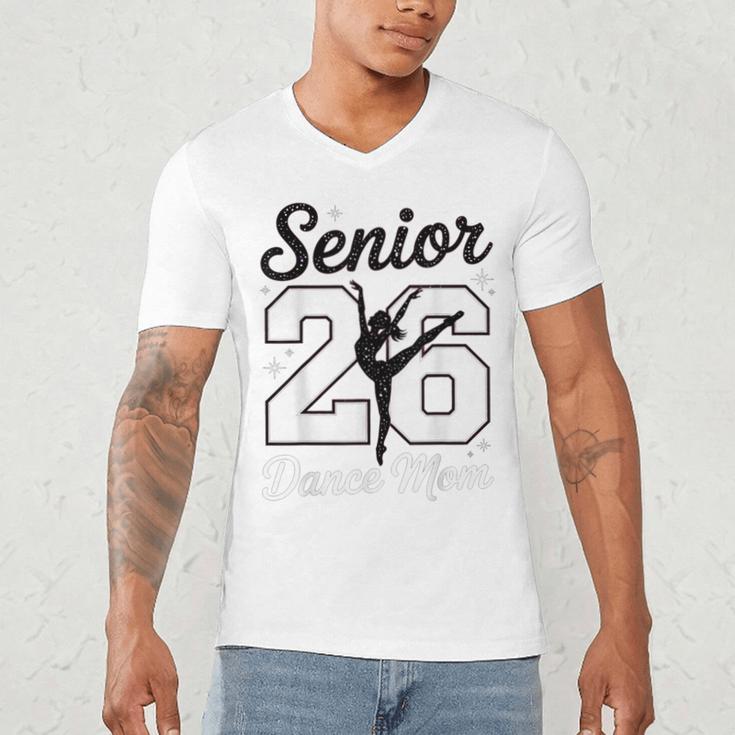 Senior Dance Mom Class Of 2026 Dancer Daughter Graduation Men's V-Neck T-Shirt