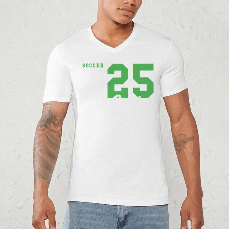 Soccer Senior Night Soccer Senior 2025 Graduation 44 Men's V-Neck T-Shirt