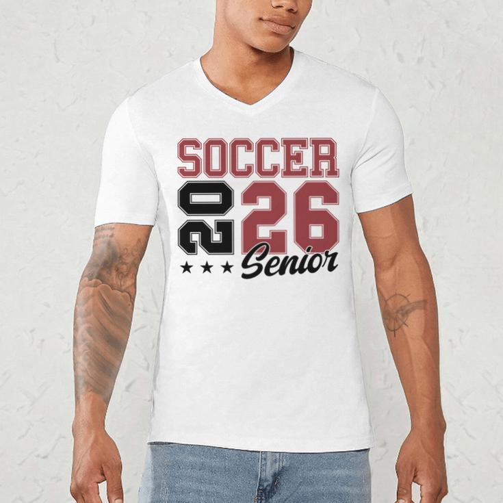 Soccer Senior Night Soccer Senior 2026 Graduation 71 Men's V-Neck T-Shirt
