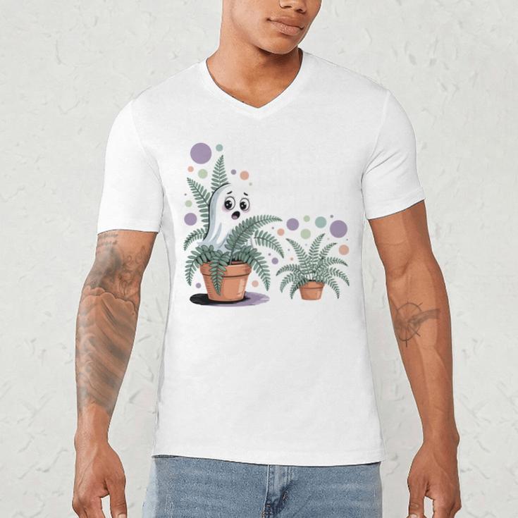 Social Anxiety Introvert Nervous Awkward Socially Men's V-Neck T-Shirt