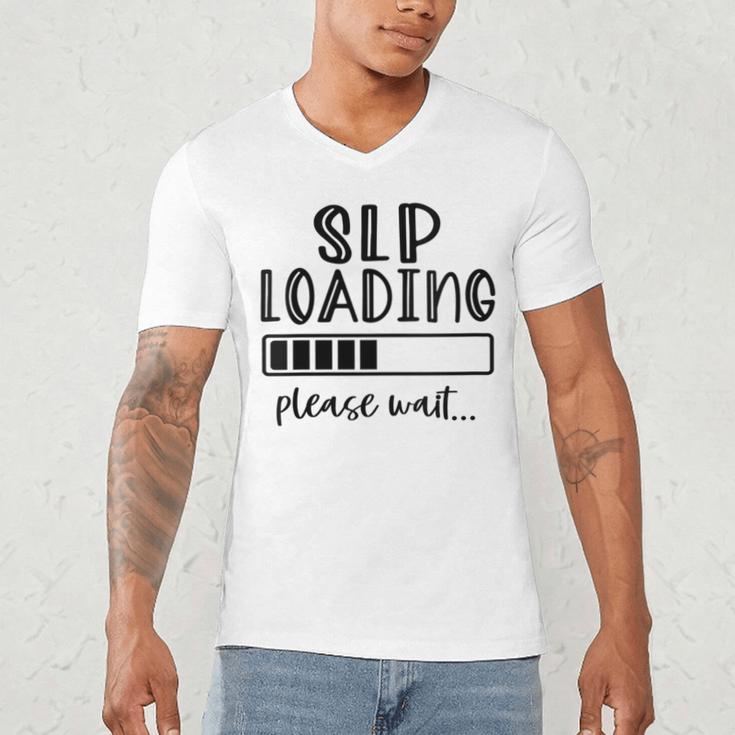 Speech Pathologist Loading 2021 Graduation Speech Therapist Men's V-Neck T-Shirt