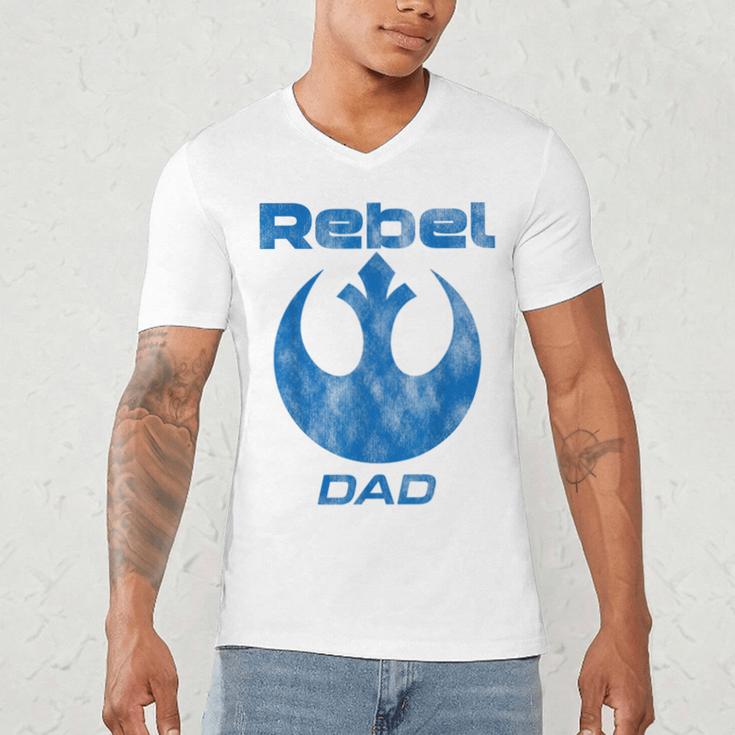 Star Wars Rebel Alliance Matching Family DAD T-Shirt Men's V-Neck T-Shirt