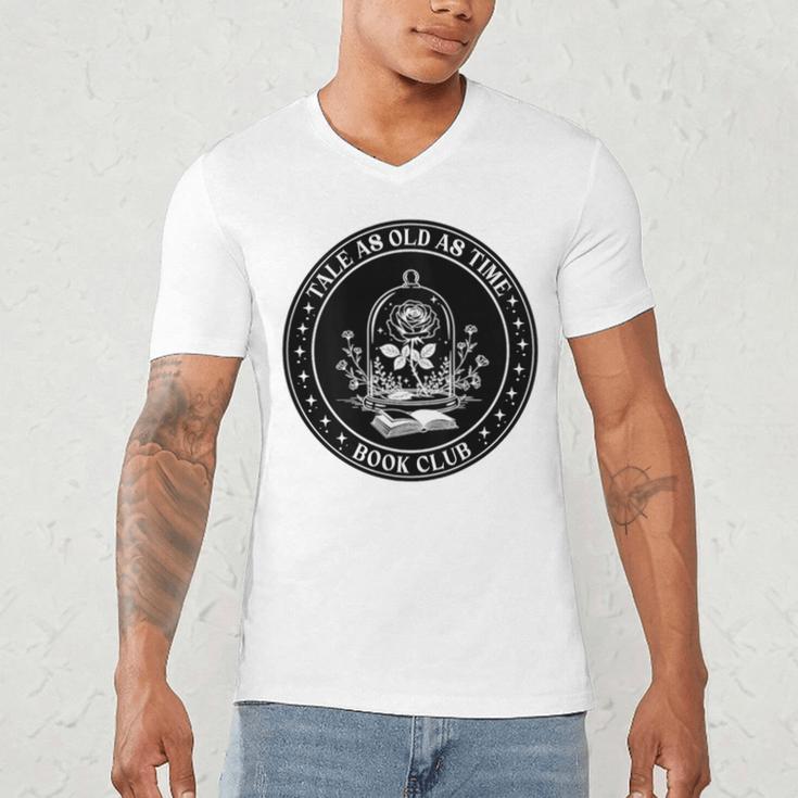 Tale As Old As Time Book Club Rose Men's V-Neck T-Shirt
