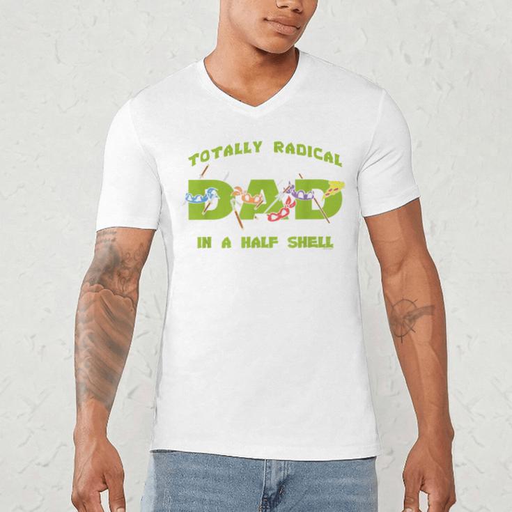 Teenage Mutant Ninja Turtles Dad Turtles Father's Day Men's V-Neck T-Shirt