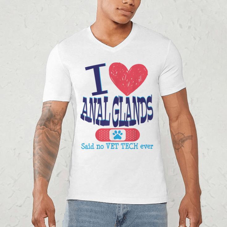 Vet Tech I Love Veterinary Technician Graduation Men's V-Neck T-Shirt