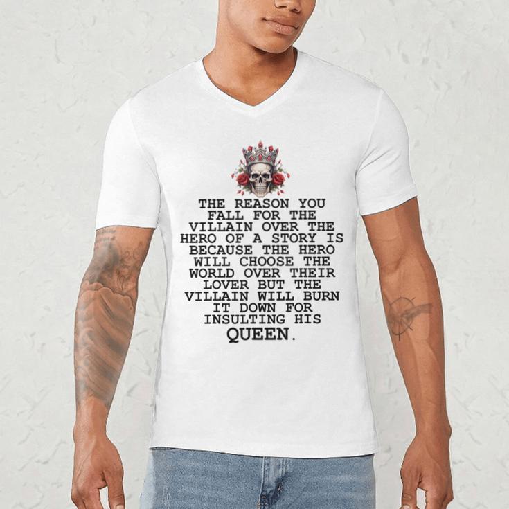 In My Villain Era Dark Romance Smutty Books Lovers Smut Book Men's V-Neck T-Shirt