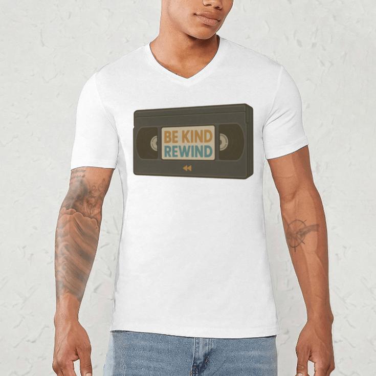 Vintage VHS Tape Humor Retro Nostalgia Graphic Men's V-Neck T-Shirt Vintage VHS Tape Humor Retro Nostalgia Graphic Men's V-Neck T-Shirt