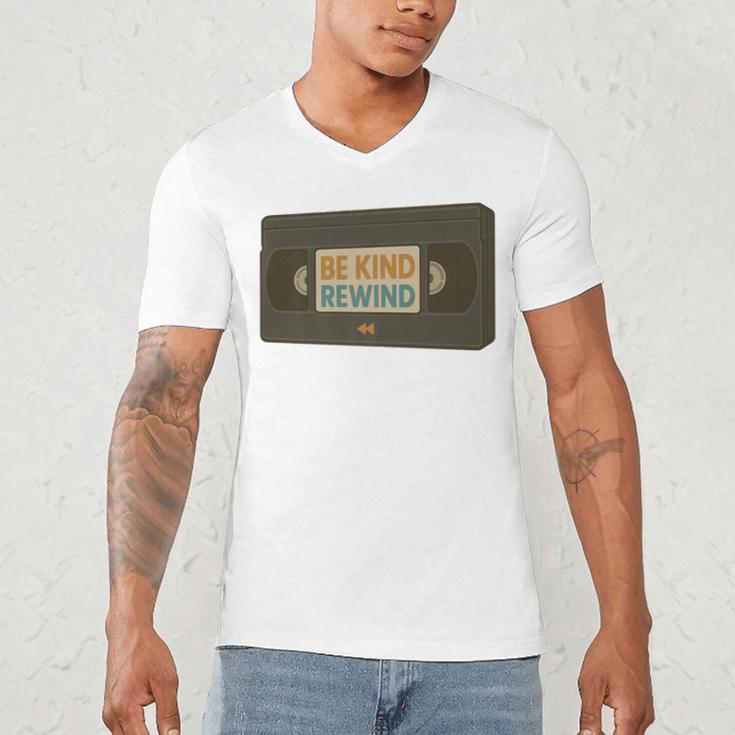 Vintage VHS Tape Humor Retro Nostalgia Graphic Premium Men's V-Neck T-Shirt