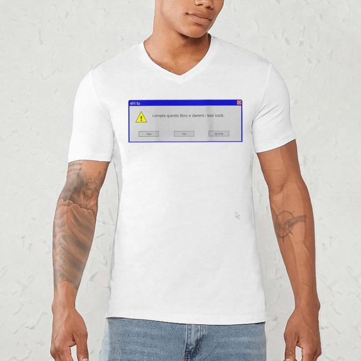 Windows Xp Error Men's V-Neck T-Shirt