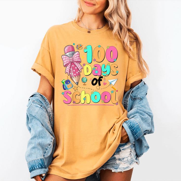 100th Day Of School Teacher Books 100 Days Of School Women Women's Comfort Colors T-Shirt 100th Day Of School Teacher Books 100 Days Of School Women Women's Comfort Colors T-Shirt