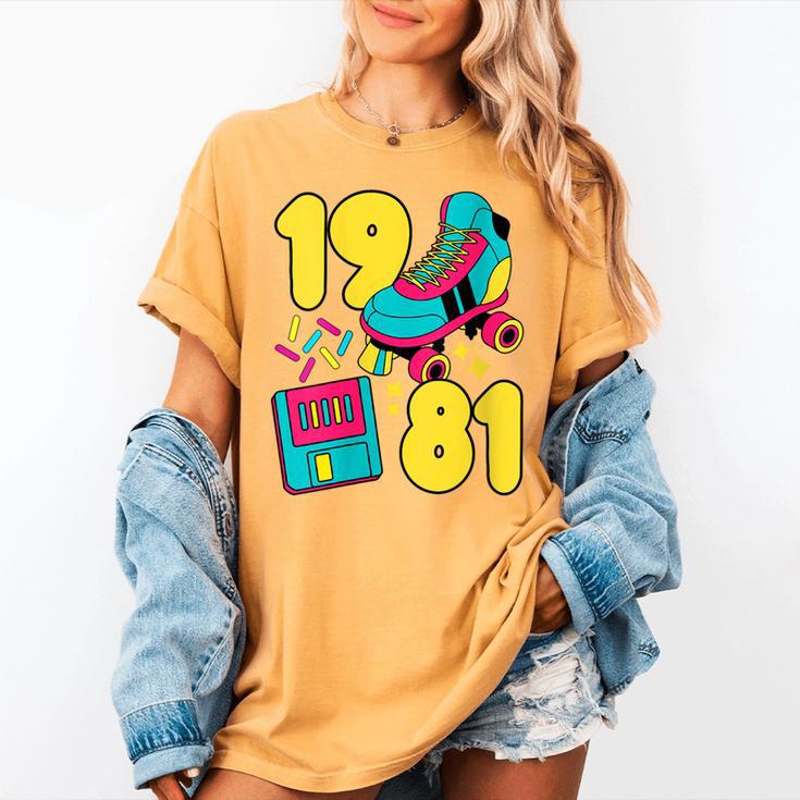 1981 Retro Raised In The 80s Old School Nostalgia Vibes Women's Comfort Colors T-Shirt