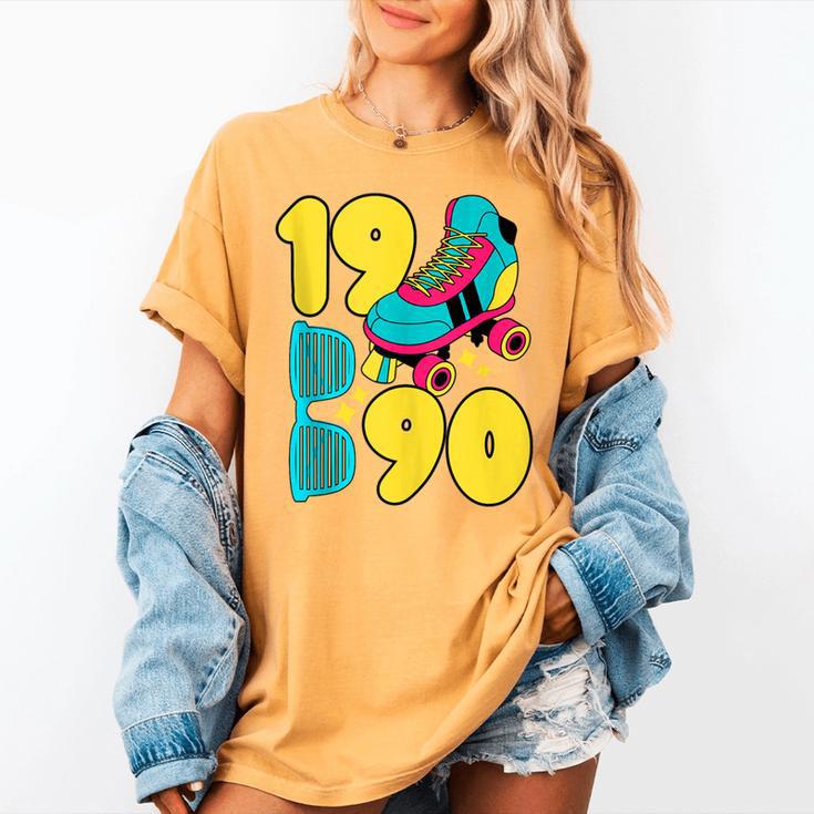 1990 Retro Raised In The 90s Old School Nostalgia Vibes Women's Comfort Colors T-Shirt 1990 Retro Raised In The 90s Old School Nostalgia Vibes Women's Comfort Colors T-Shirt