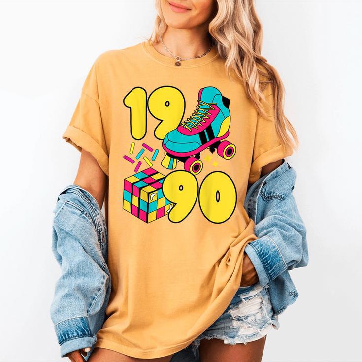 1990 Retro Raised In The 90s Old School Nostalgia Vibes Women's Comfort Colors T-Shirt 1990 Retro Raised In The 90s Old School Nostalgia Vibes Women's Comfort Colors T-Shirt
