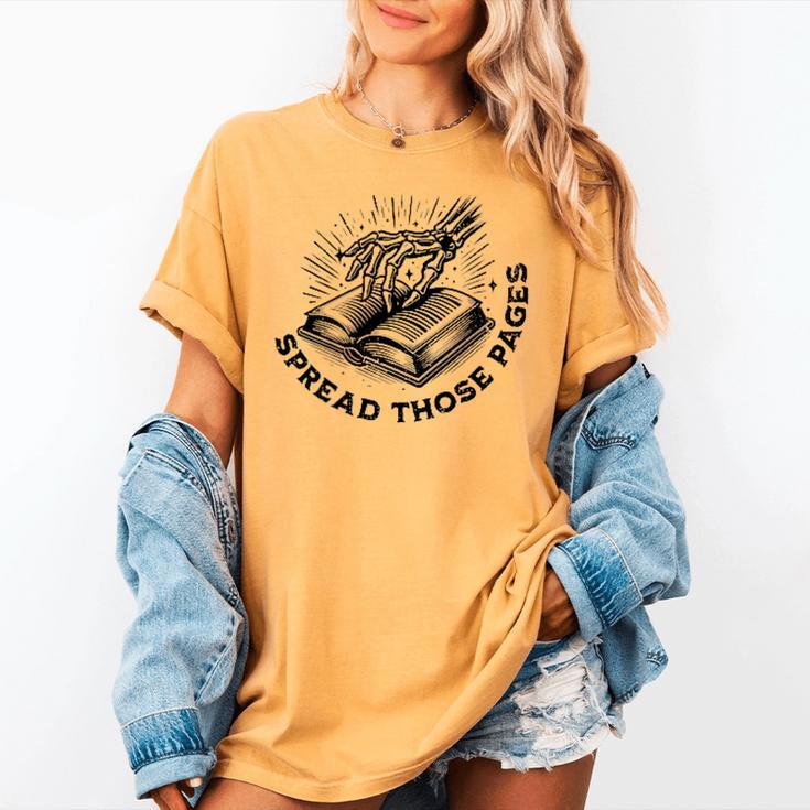2 SIDES I Look Better Bent Over A Book Saying Quote Women's Comfort Colors T-Shirt